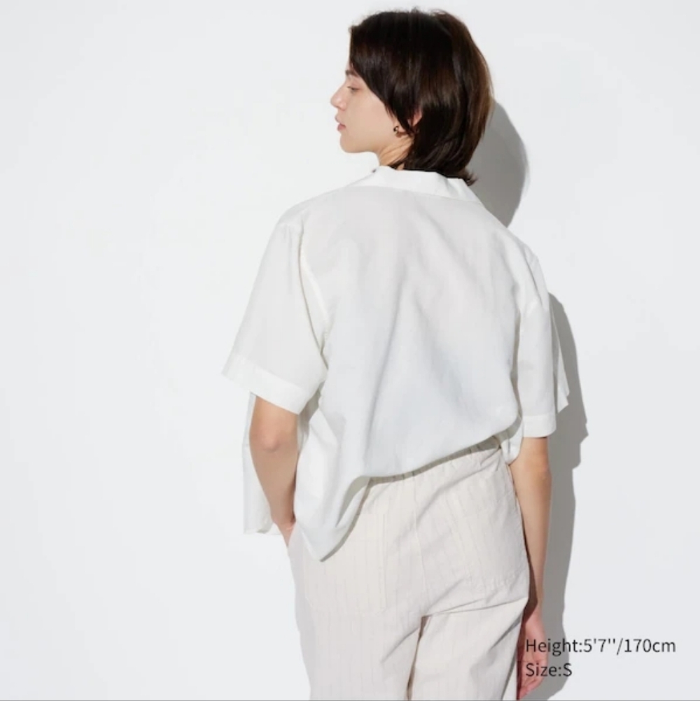 NWT Uniqlo Linen Cotton Striped Tapered Pants - Picture 3 of 13